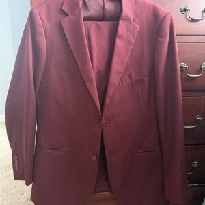 Men's Burgundy Blazer